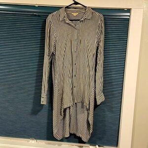 Max Studio High/Low Shirt Tunic Size L
